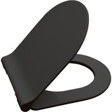 Kappa d shape slim black wc daska soft close take off | Eponuda.com