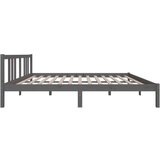  Za krevet od masivnog drva sivi 150 x 200 cm 5FT King | shoptok.hr