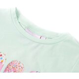  Dječja majica svijetla boja mente 140 | shoptok.hr