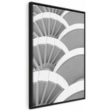  Slika - White Detail (1 Part) Vertical 40x60 U crnom drvenom okviru | shoptok.hr