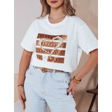 DStreet T-shirt damski z nadrukiem PEARLOVE biała | shoptok.hr