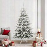  Umjetno božićno drvce s nogom Bijelo 210 cm PE i PVC | shoptok.hr
