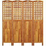 Sobna pregrada s 4 panela 162x2x180 cm masivno bagremovo drvo | Eponuda.ba