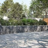 vidaXL Gabionska košara s poklopcem 700x50x50 cm od pocinčanog željeza cijene