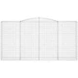  Lučne gabionske košare 10kom 400x50x200/220cm pocinčano željezo | shoptok.hr