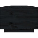  Klubska mizica črna 80x50x35,5 trdna borovina, (20711278) | Shoptok.si