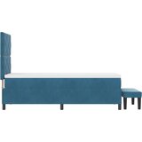  Krevet s opružnim okvirom madracem i klupom tamnoplav 80x200 cm | shoptok.hr