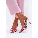 Boto Embellished High Heels Sandals With Roses White Vevessa | shoptok.hr