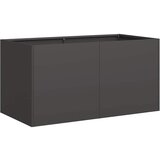 Maison Chic Cvetlični Lonec - Cvetlično korito Black 80x40x40 cm Hladno valjano jeklo, (21789486) | Shoptok.si
