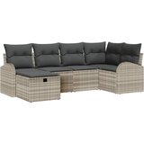  Set sofe 6 kom. Svijetlo siva poliratan Svjetlosiva 234 x 124 x 85 cm | Shoptok.si