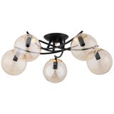  Plafonski luster SAVI 5xE14/10W/230V crna/zlatna | Eponuda.com