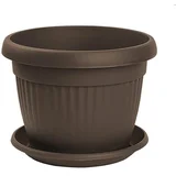 gardino-mediteran saksija sa podm. 20cm braon
