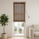 Rolo zavjesa Smeđa 70 x 220 cm Bambus | shoptok.hr