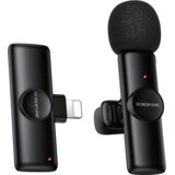 Borofone Bežični mikrofon Lavalier BFK16 Winner Lightning crni | shoptok.hr