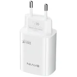 punjač 22.5w Usb A + kabl Micro bela
