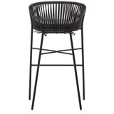 Kave Home Crne željezne barske stolice u setu 4 kom (visine sjedala 80 cm) Yanet – | shoptok.hr