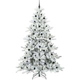 vidaXL Umetno Zložljivo Božično Drevo with LEDs z stojalom 240cm PVC | Shoptok.si