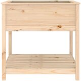  Sadilica s policom 82,5x82,5x81 cm od masivne borovine | shoptok.hr