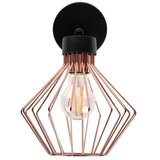 Toolight Zidna svjetiljka metalna Loft rozo crna APP534-1W | shoptok.hr