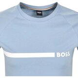 Boss Slim Fit RN T-Shirt Open Blue Plava | shoptok.hr