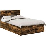  Okvir za krevet s uzglavljem Dimljeni hrast 120 x 190 cm - Dimljeni hrast 120 x 190 cm | shoptok.hr