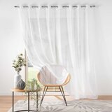 Douceur d intérieur Bijela prozirna zavjesa od voila 300x240 cm Lissea – | shoptok.hr