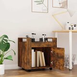 Kolica za radni stol boja dimljenog hrasta 60x45x60 cm drvena | Eponuda.ba
