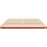  Posteljni okvir Voščeno rjava 150 x 200 cm Trdna borovina, (5000126418) | Shoptok.si