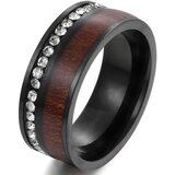 IZMAEL Prstan TR-17031 - Črna / Rjava / 52mm | Shoptok.si