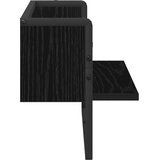  Stenska polica Montaža za steno Črni hrast 65 x 25 x 30 cm, (5000307507) | Shoptok.si