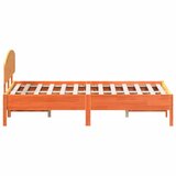  Okvir kreveta bez madraca voštano smeđi 120x190 cm od borovine | shoptok.hr
