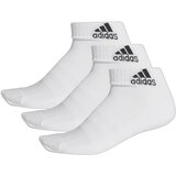 Adidas Visoke čarape 3 PAK CUSHIONED ANKLE SOCKS 3 PAIRS Bjela | shoptok.hr