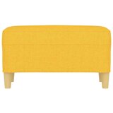  Klupa Svjetložuta 70 x 35 x 41 cm od tkanine | shoptok.hr