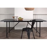 Venture Home Astrid pravokutni blagovaonski stol 200 × 90 cm, crni | shoptok.hr