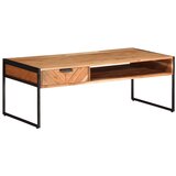vidaXL Stolić za kavu 110 x 55 x 40 cm od masivnog bagremovog drva | shoptok.hr