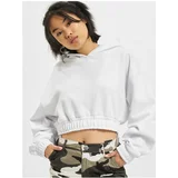 DEF Crop sweatshirt Hoody - white