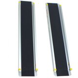 Izdelki za telo Komplet 2 nakladalnih ramp iz aluminija, prilagodljivih in nedrsečih (do 270 kg) | Shoptok.si