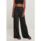 UC Curvy Women's Modal Wide Trousers Black Cene
