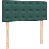  Otomanski krevet s madracem i LED tamnozeleni 120x190cm baršun | Eponuda.com