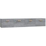 Maison Chic Stenska omarica - Zidna omarica 2 kosa siva sonoma 100x36,5x35cm inženirski les iu1100, (22063016) Cene