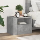 Furnova Stenska nočna omarica betonsko siva 45x30x35 cm, (21927095) Cene