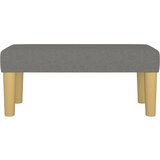  Klupa tamnosiva 70 x 30 x 30 cm od tkanine | shoptok.hr