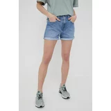 Pepe Jeans Traper kratke hlače Mable Short za žene, glatki materijal, srednje visoki struk