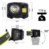  LED punjiva čelna lampa sa senzorom LED/6W/5V/3xAAA IP66 500 lm 1200 mAh | Eponuda.com