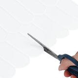  Pernata pločica 10 pcs Bijela 30 x 30 cm Poliuretan i PET | shoptok.hr