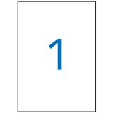 Apli vremensko odporne samolepilne etikete 210 x 297 mm, prozorne, 20/1 | Shoptok.si