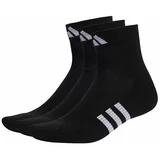 Adidas Set 3 parov unisex nizkih nogavic Performance Cushioned Mid-Cut Socks 3 Pairs IC9519 Črna