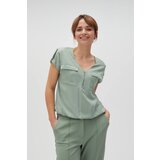 Marisse Women's Shirt L-Ko-4606 Olive Cene