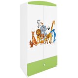  Dječji ormar - ŽIVOTINJSKO DRUŠTVO - zeleni | shoptok.hr