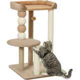 PawHut Mačje drevo 86 cm z igralno žogico, za mačke do 7 kg, kava, (5000238691) | Shoptok.si